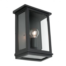 Cougar-Madrid Large 1lt 60W E.S. Wall Light - Black 